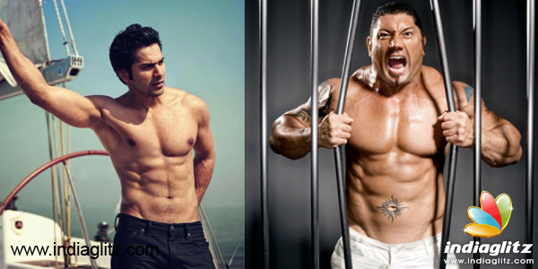 Bring It! Varun Dhawan challenges WWE star Dave Bautista - Tamil News 