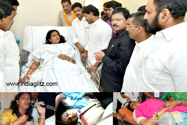 Telugu Heroine Roja Image Examination Sex - Roja hospitalized after opposing a political sex crime racket ...