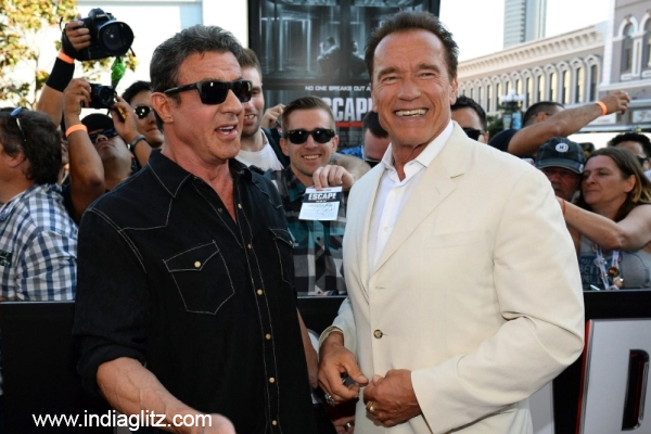 Must watch! Schwarzenegger and Stallone learn Hula dance - Tamil News ...