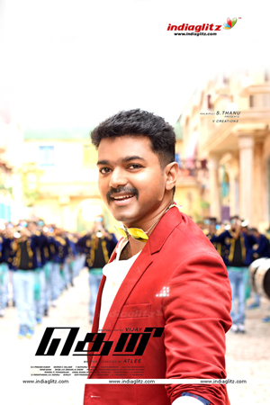 'Theri' Mobile Wallpapers, vijay, amyJackson, samantha, theri