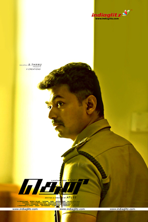 'Theri' Mobile Wallpapers, vijay, amyJackson, samantha, theri